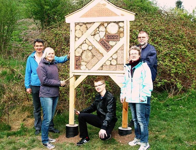 Hotel installiert (Foto: S. Meyer)