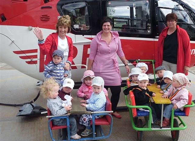 Zu Besuch bei "Christoph 37" (Foto: privat) Zu Besuch bei "Christoph 37" (Foto: privat)