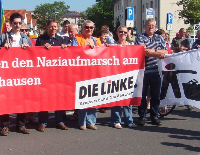 Gemeinsam verhindert (Foto: LINKE Nordhausen)