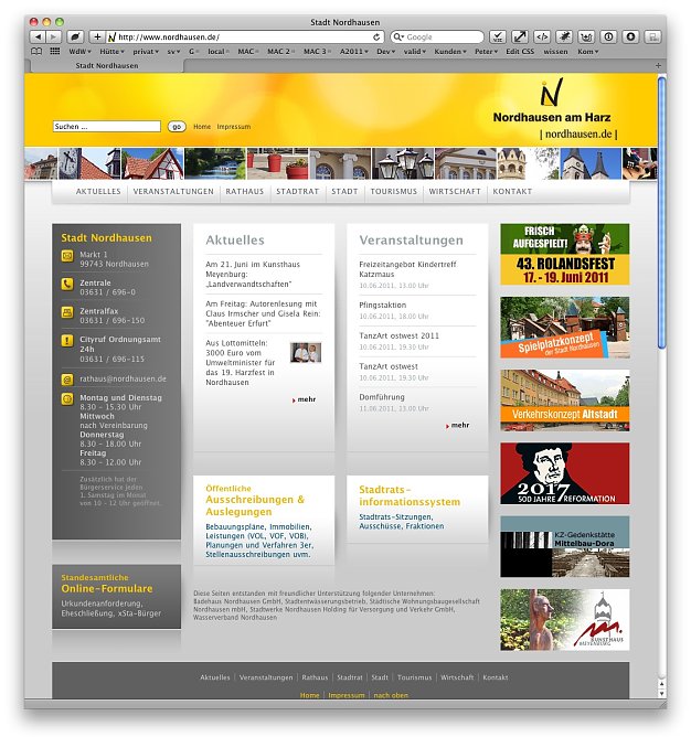 Neue Stadtseiten (Foto: nnz) Neue Stadtseiten (Foto: nnz)