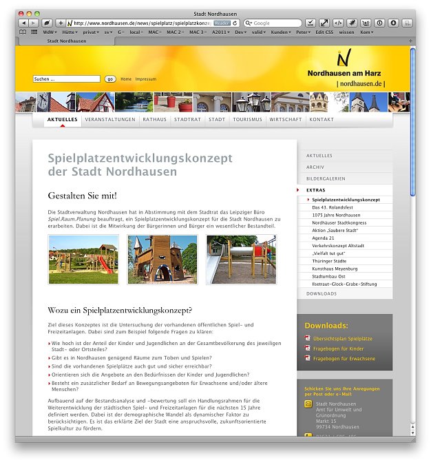 Neue Stadtseiten (Foto: nnz) Neue Stadtseiten (Foto: nnz)