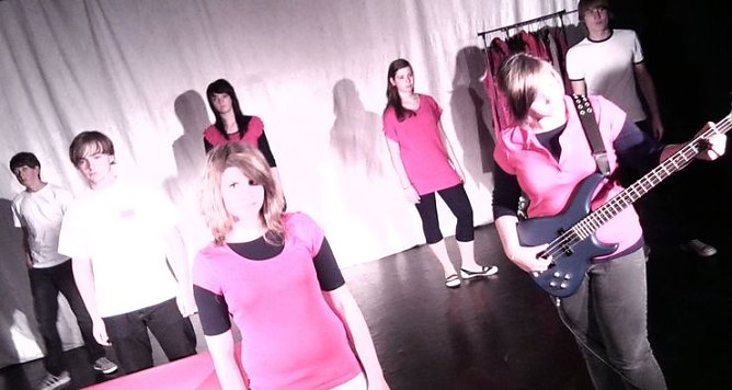 Gastspiel im Studio (Foto: privat)