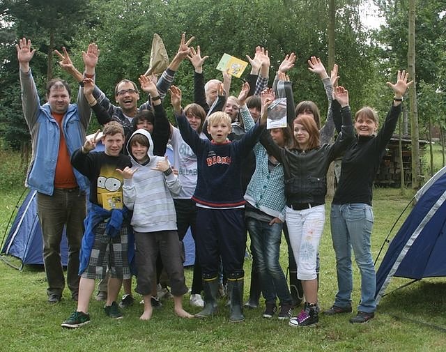 Zelten zum Abschluss (Foto: privat)