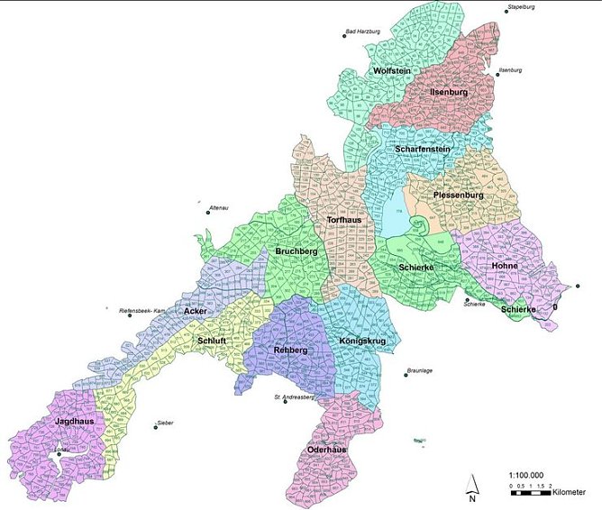 Reviere (Foto: Nationalpark Harz)