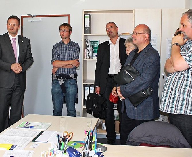 Linker Besuch in der FH (Foto: FHN) Linker Besuch in der FH (Foto: FHN)