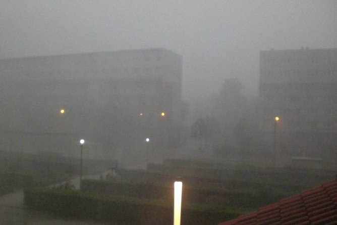 Unwetter &uuml;ber Nordhausen (Foto: M. Jendricke)