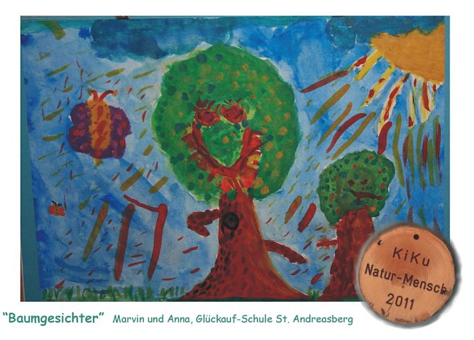 Kinderkunst (Foto: Nationalparkhaus Sankt Andreasberg) Kinderkunst (Foto: Nationalparkhaus Sankt Andreasberg)