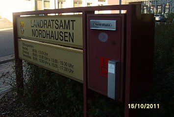 Briefkasten am Landratsamt (Foto: privat)