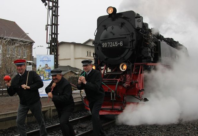 Mit Volldampf zur 12. Auflage (Foto: J. Piper)