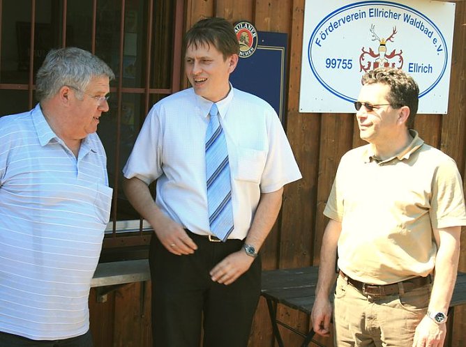 Trio bei Eröffnung (Foto: Wille) Trio bei Eröffnung (Foto: Wille)