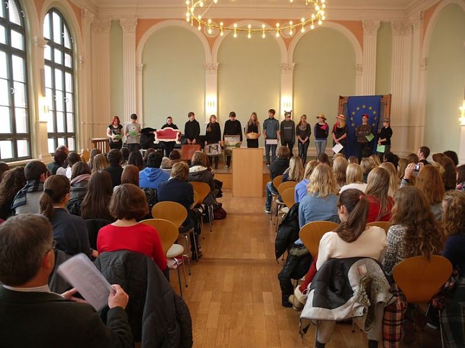 Er&ouml;ffnung im Gymnasium (Foto: nnz)
