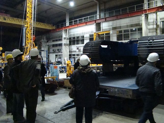 Besuch bei der Schachtbau GmbH (Foto: J. Seifert)