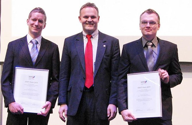 Preistr&auml;ger und Pr&auml;sident (Foto: FHN)