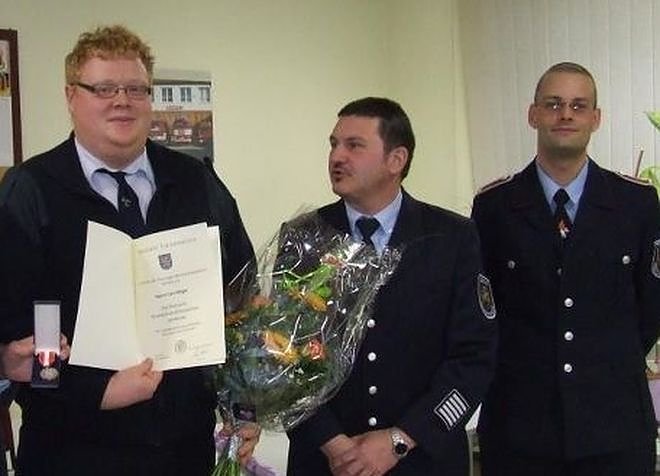 Ehrung erhalten (Foto: privat)