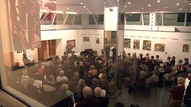 Martin H&ouml;fer stellt aus (Foto: nnz-tv)