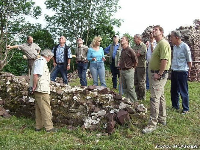 Auf der Burg (Foto: Mogk)