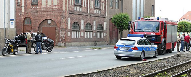 Crash in der Grimmelallee (Foto: nnz)