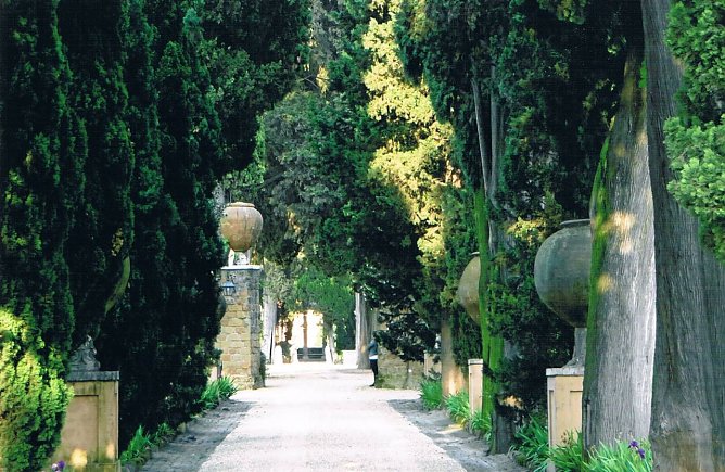 Der Park der Villa Massimo (Foto: privat) Der Park der Villa Massimo (Foto: privat)