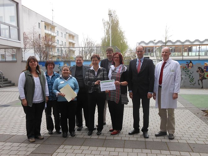 Besuch im Krankenhaus (Foto: privat)