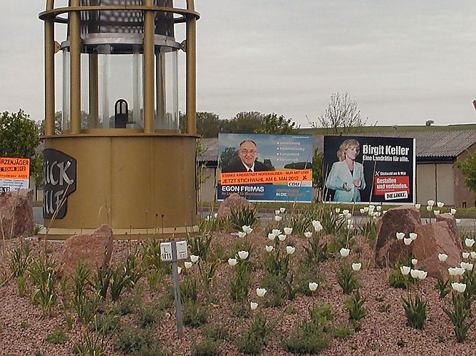 Blumiges "Glück Auf" (Foto: E. Seifert) Blumiges "Glück Auf" (Foto: E. Seifert)