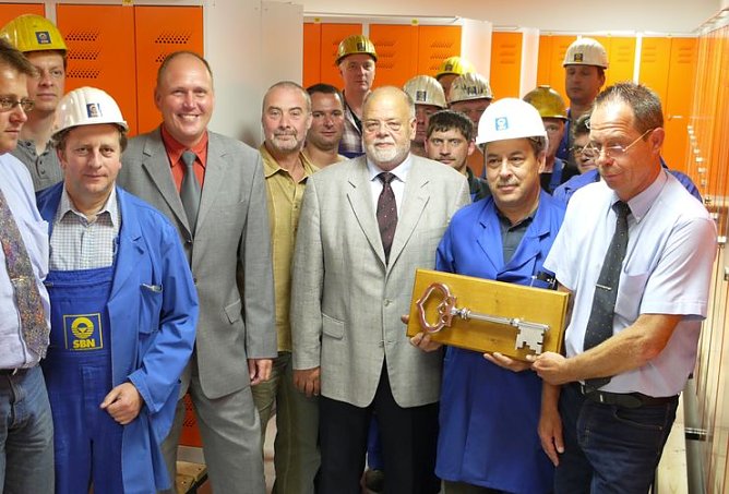 Neue Kaue bei Schachtbau Nordhausen GmbH (Foto: SBN) Neue Kaue bei Schachtbau Nordhausen GmbH (Foto: SBN)