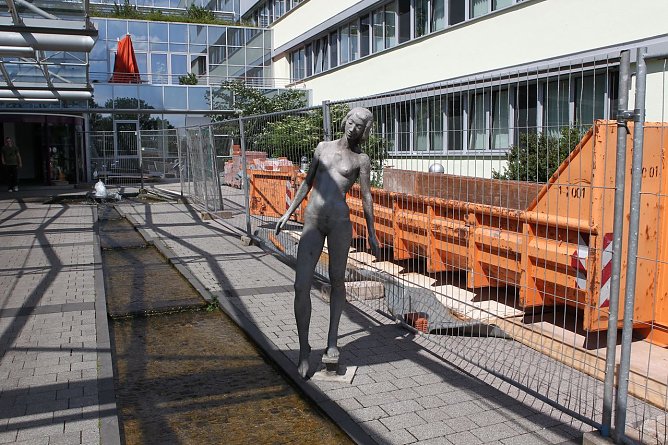 Baustelle Eingangsbereich (Foto: nnz) Baustelle Eingangsbereich (Foto: nnz)