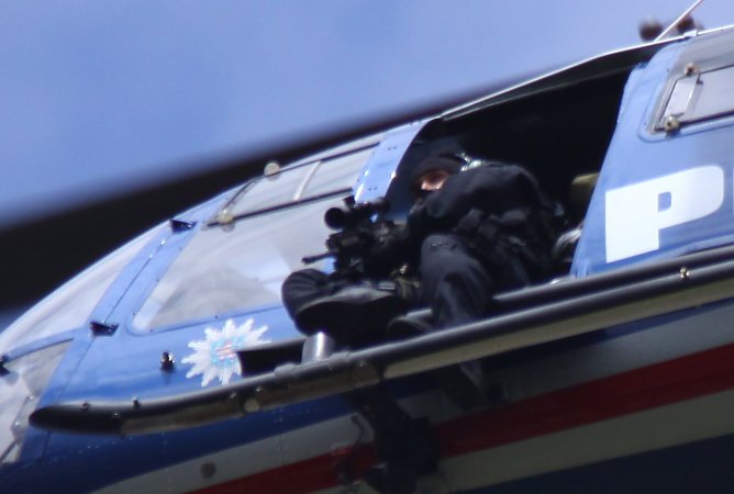 Amok-Übung in Sundhausen (Foto: Christoph Keil) Amok-Übung in Sundhausen (Foto: Christoph Keil)