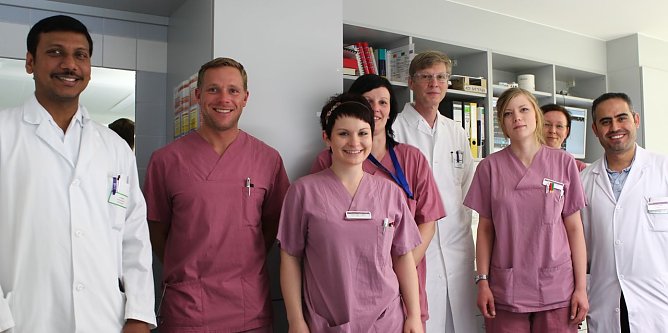 Das Team der Stroke Unit (Foto: nnz) Das Team der Stroke Unit (Foto: nnz)