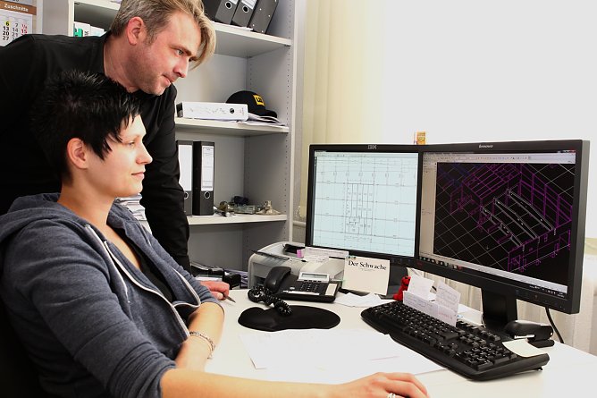 Heiko Jahr, Carolin Schmidt (Foto: HABAU) Heiko Jahr, Carolin Schmidt (Foto: HABAU)