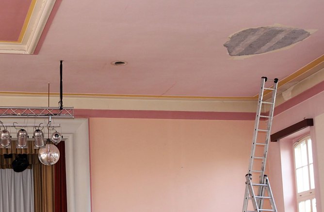 Saal wurde gesperrt (Foto: S. Spehr)