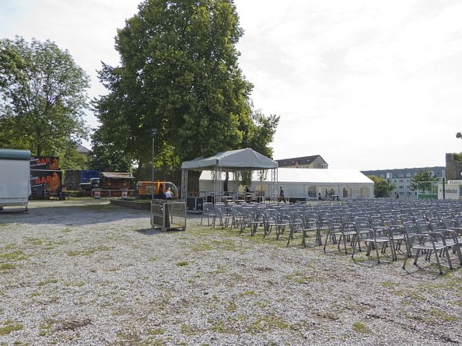 Vorbereitungen auf dem Berg (Foto: Thorsten Kahauer)