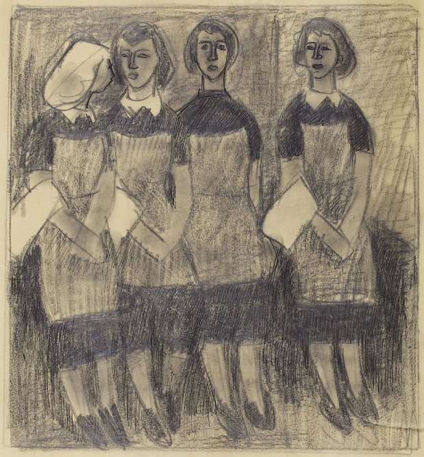 Neue Ausstellung in der Burggalerie |  Max-Lingner-Stiftung; Schmerz und Scham sowie Verh&ouml;r in Algerien: Susanne Mucchi (Foto: Heute in einer Woche &ouml;ffnet die neue Ausstellung der Burggalerie Von M&auml;dchen, Frauen und M&auml;nnern - Zeichnungen von Max Lingner (1895-1969) und Skulpturen von Jenny Mucchi-Wiegmann (1888-1959). Erstm)