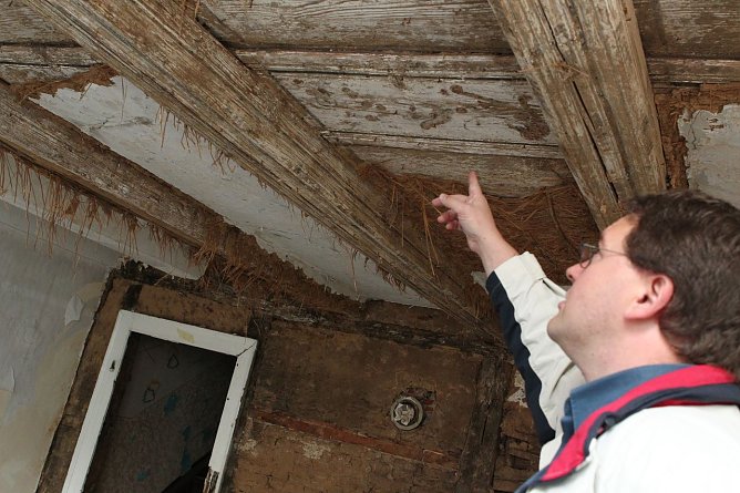 Freigelegte Bohlen (Foto: nnz) Freigelegte Bohlen (Foto: nnz)