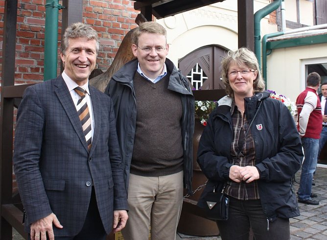 Ministerieller Besuch (Foto: I. Bergmann)