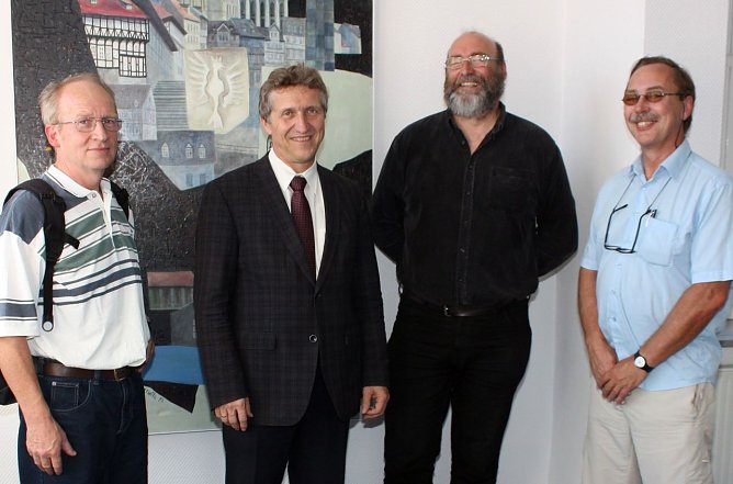 Radler-Gespr&auml;che (Foto: D. Jaunich)