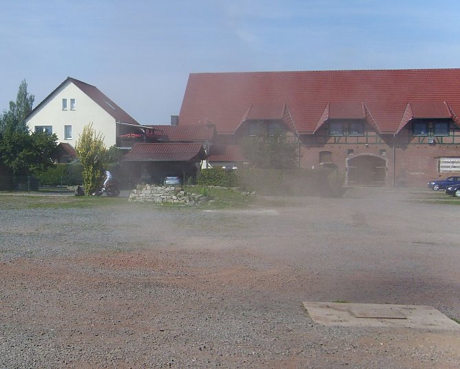 Staub aufgewirbelt (Foto: privat)