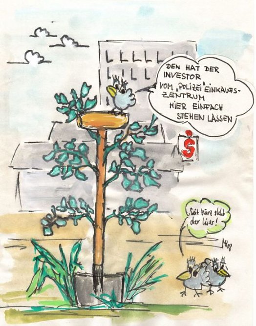 Der Investitionsspaten (Foto: H&ouml;fer)