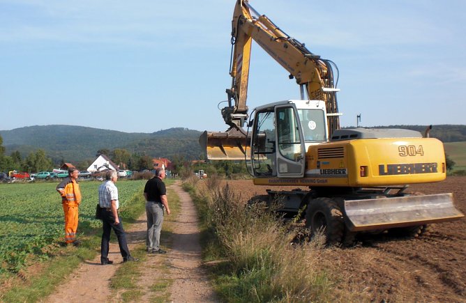 Baubeginn (Foto: Toralf Kanowski) Baubeginn (Foto: Toralf Kanowski)