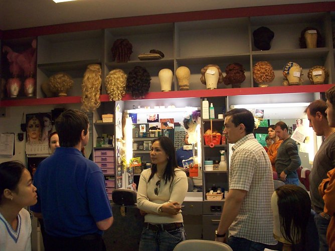 Hinter die Kulissen geblickt (Foto: J. Piper)