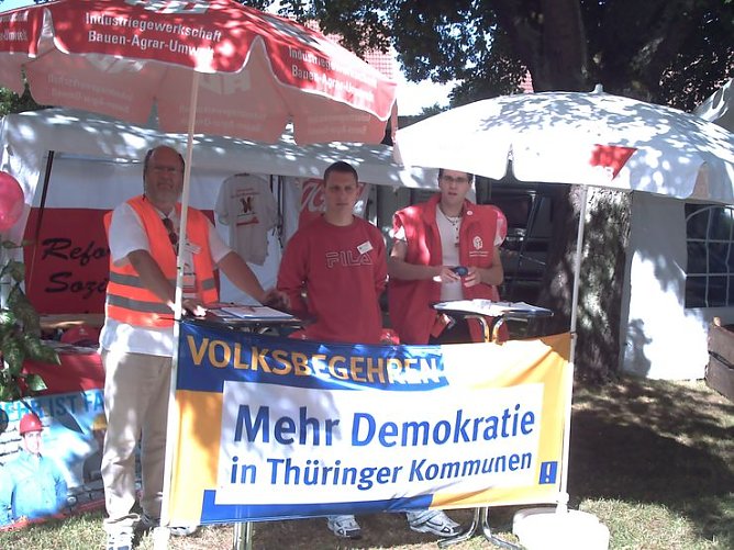 Beim Harzfest dabei (Foto: IG Bau)