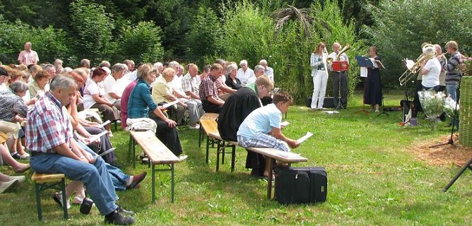 Gemeinsam gefeiert (Foto: K. Schmidt)