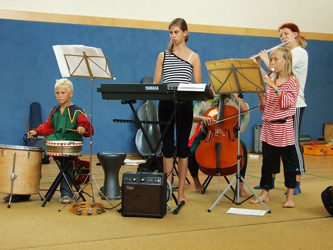 Zappelini bei der Probe (Foto: Kühn) Zappelini bei der Probe (Foto: Kühn)