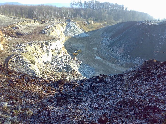 Steinbruch Knauf (Foto: Autor)