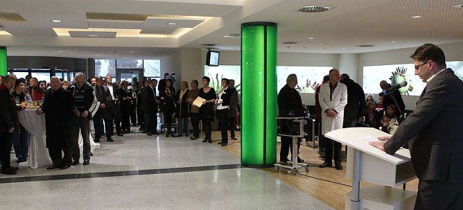 Neuer Eingangsbereich eingeweiht (Foto: nnz)