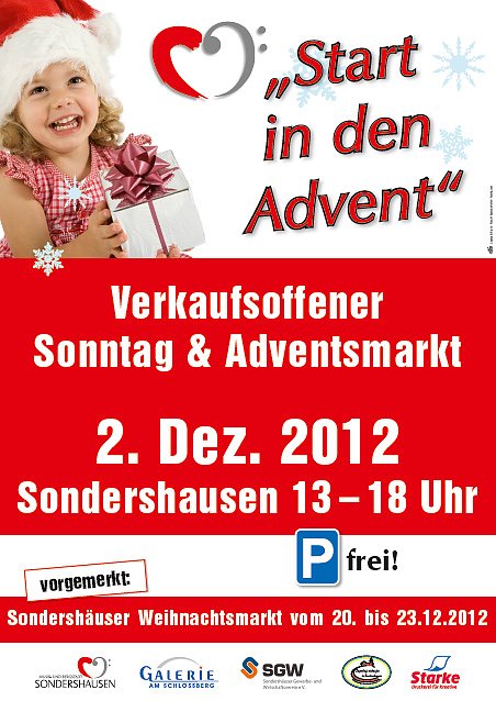 Verkaufsoffener Sonntag mit Adventsmarkt (Foto: Stadt Sondershausen)