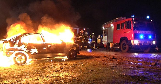 Crash auf der Querspange simuliert (Foto: nnz)