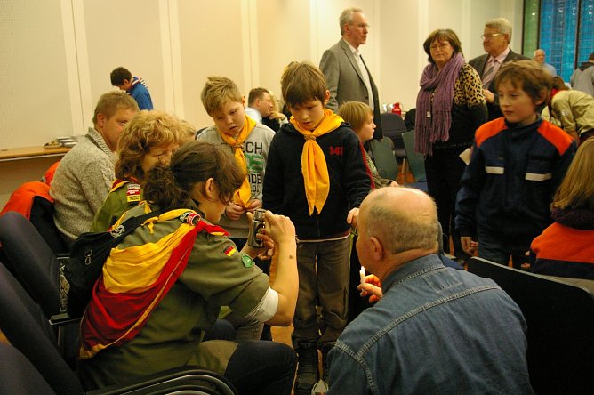 Aussendungsfeier Friedenslicht (Foto: Ilka Kühn) Aussendungsfeier Friedenslicht (Foto: Ilka Kühn)