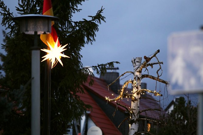 Weihnachten in der Blumensiedlung (Foto: nnz)