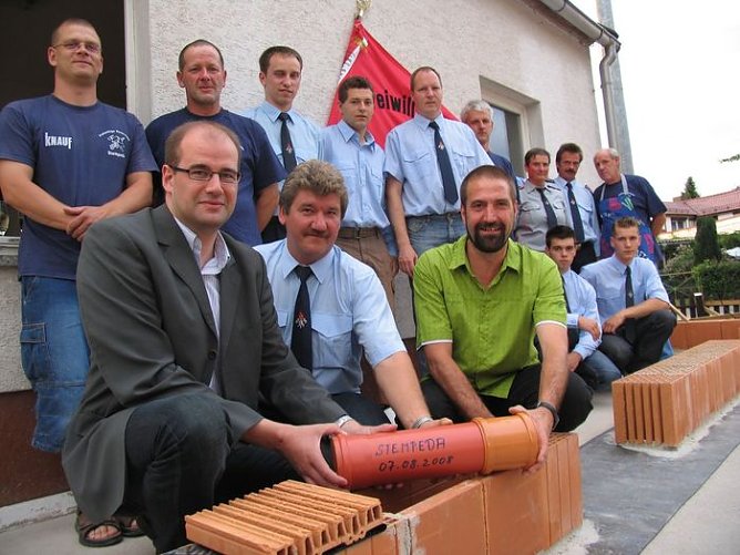 Grundstein (Foto: psv)