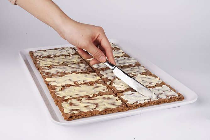 Streichtest auf Knäckebrot (Foto: Stiftung Warentest) Streichtest auf Knäckebrot (Foto: Stiftung Warentest)